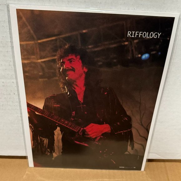 Tony Iommi of Black Sabbath - Music Print Ad Photo - 1996 - Picture 1 of 1
